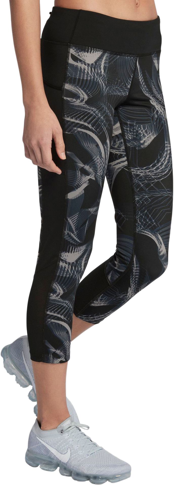 nike women's power running crop leggings